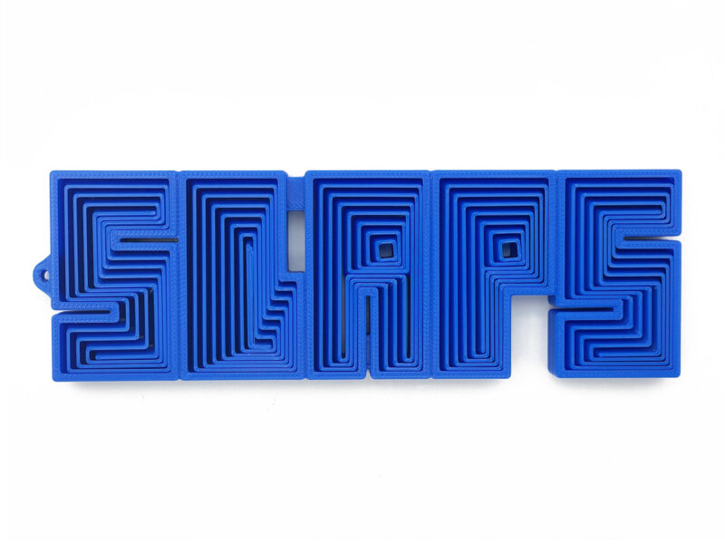 Slaps flexi nested fidget in blue